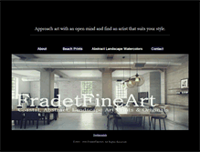 Tablet Screenshot of fradetfineart.com